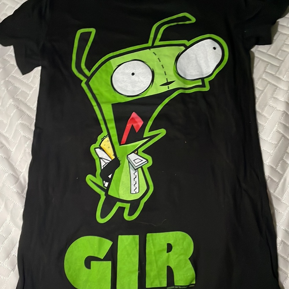 Vintage Mighty Fine 2012 Invader Zim Gir Shirt RARE